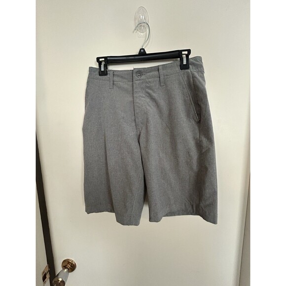 Volcom Shorts mens 28 gray 4 way Stretch zipper pocket surf and turf swim - Picture 1 of 12